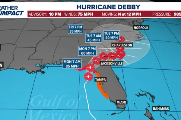 Where Is Hurricane Debby Now