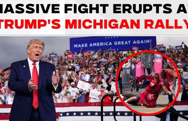 Black Trump Supporter Attacked at Trump Rally in Saginaw: Violent Brawl Erupts Outside Event