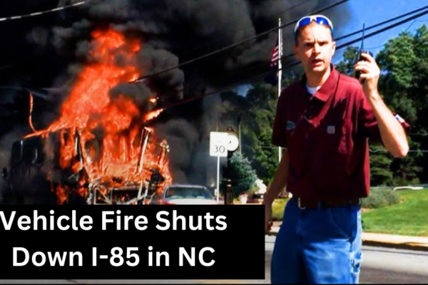 Vehicle Fire Shuts Down I-85