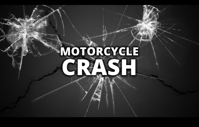 Motorcycle driver involved in a crash in Burlington