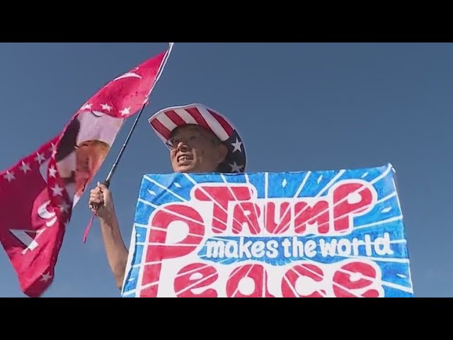 Trump Hosts Campaign Rally at First Horizon Coliseum in Greensboro