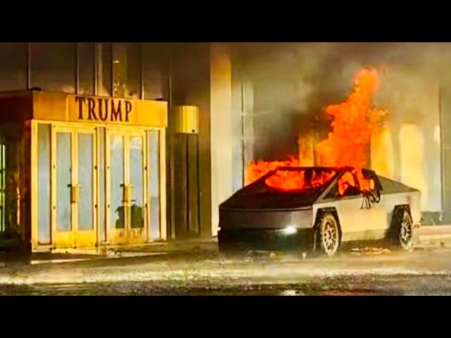 Tesla Cybertruck Exploded Outside Trump Hotel