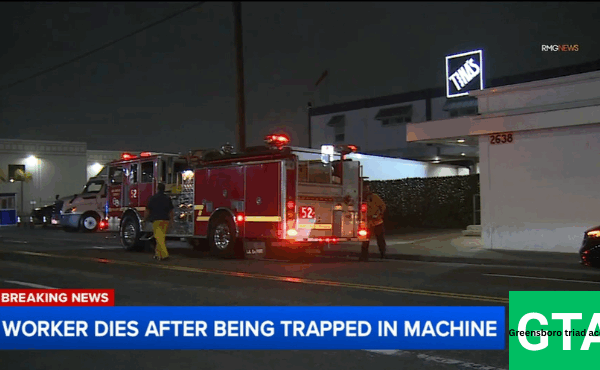 Man died after being trapped in a piece of machinery