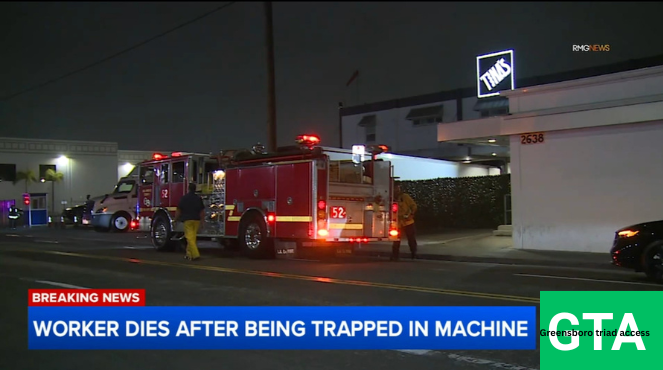 Man died after being trapped in a piece of machinery