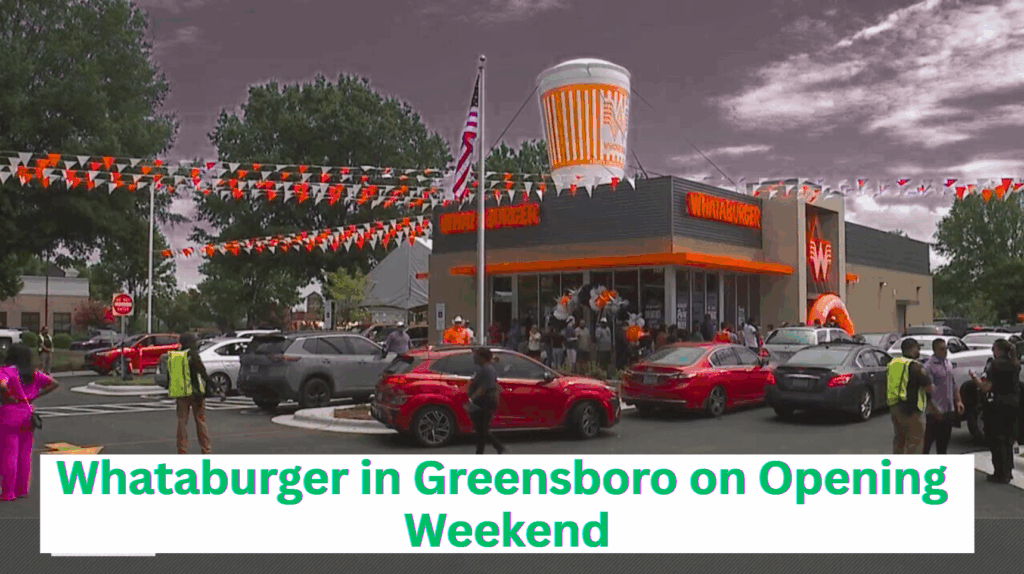 Crowds Pack Whataburger in Greensboro