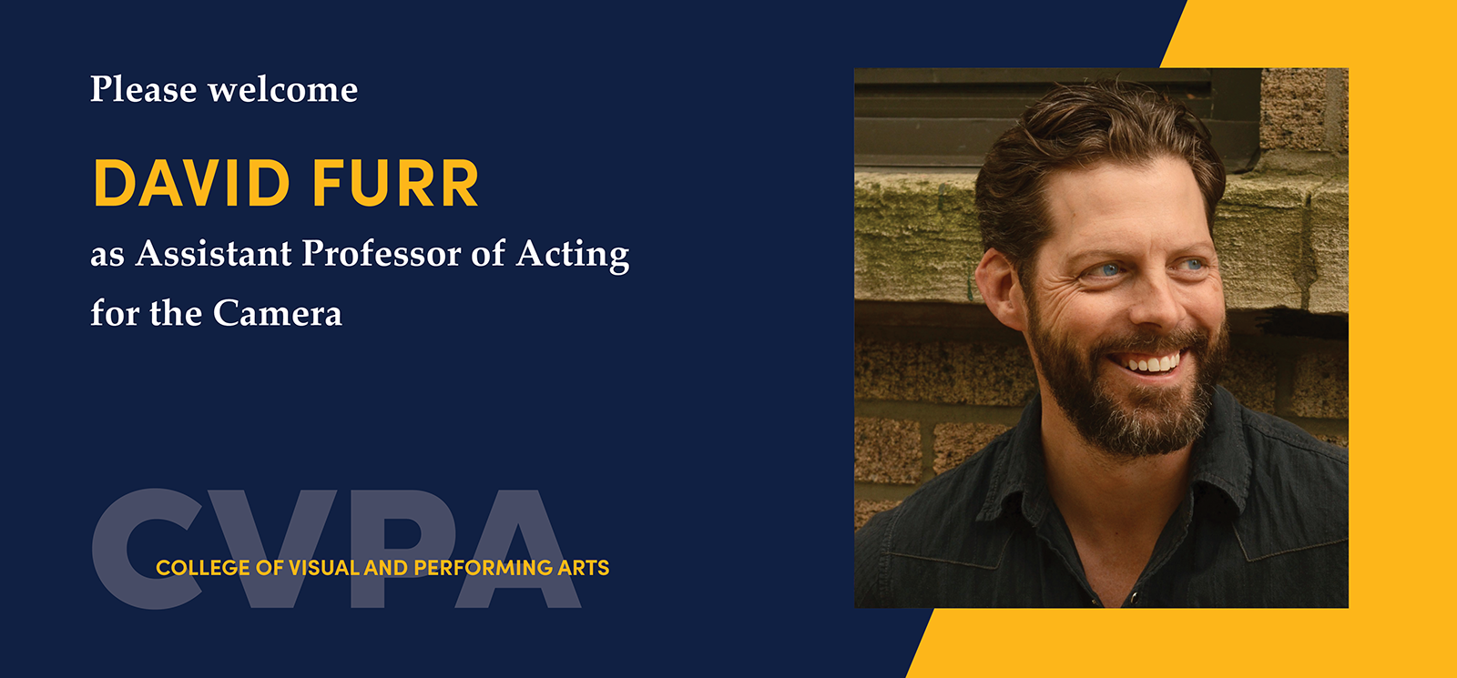 David Furr Joins UNCG Theatre Faculty