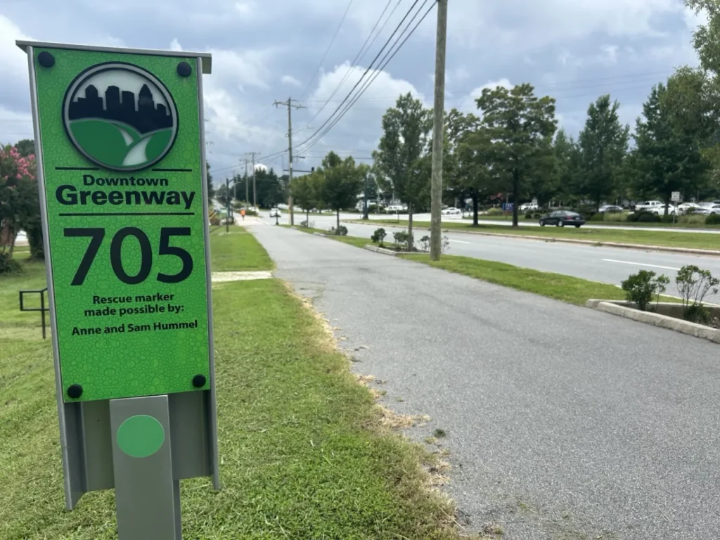 Greensboro Greenway Safety Markers Enhance Protection