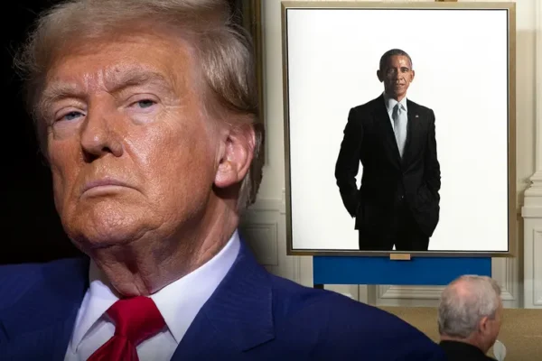 Trump Moves Obama White House Portraits