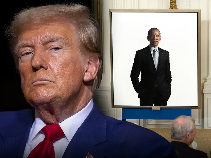 Trump Moves Obama White House Portraits