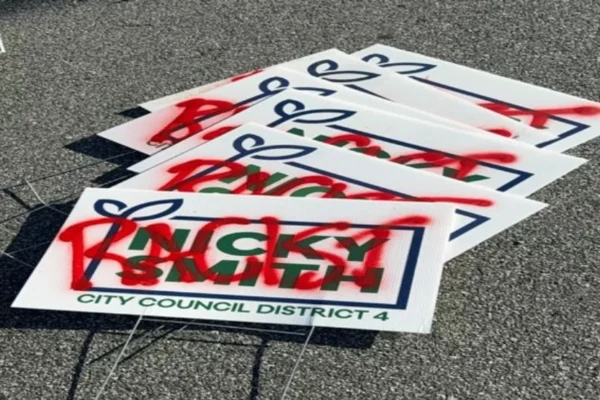 Greensboro City Council Candidate Says Signs Vandalized