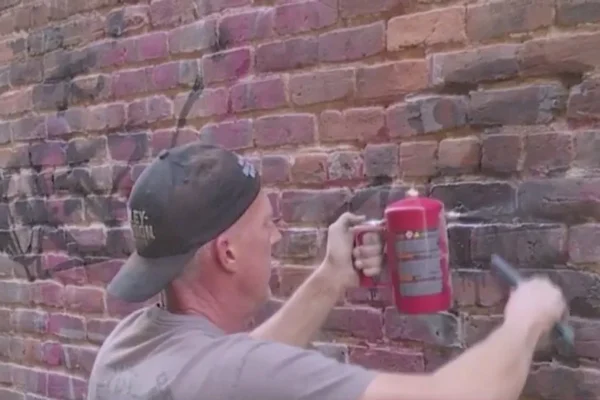 Downtown Greensboro Businesses Clean Graffiti