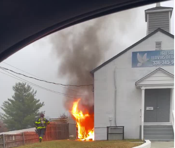 Fire Damages Winston-Salem Church