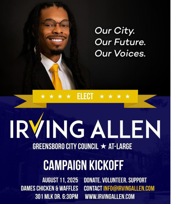 Irving Allen Mobilizes Greensboro