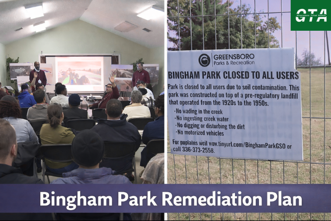 Greensboro City Leaders Present Plan to Fully Remediate Bingham Park